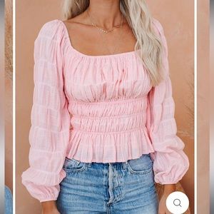 VICI Sumer stage smocked top